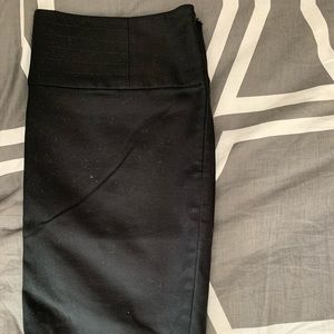 Banana Republic used mini black skirt , size 6